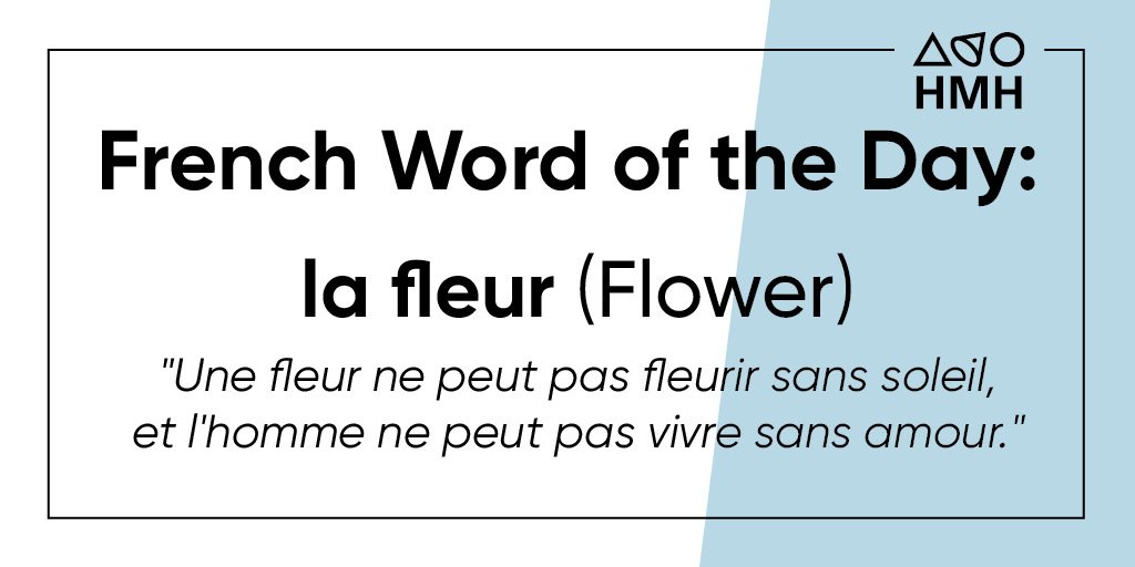 TheTeacherRoom's tweet photo. "A flower cannot blossom without sunshine, and man cannot live without love." – Max Muller #FirstDayofSpring #UNFrenchLanguageDay #LanguageTeachers https://t.co/HHZmv21y7Q