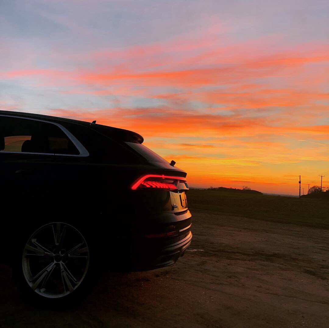 AudiApproved's tweet photo. A stunning car in a beautiful sunset #audi #audiq8 #quattro #audilovers #audiquattro #suv #luxurysuv #norfolklife #norfolkliving #lovewestnorfolk #testdrive #newcar #kingslynn https://t.co/EfjFGWSi0d