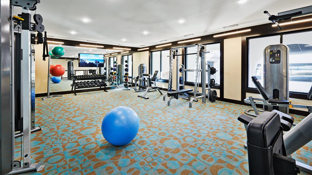2000 square foot gym on site! Visit us today! We have only a few units left! #gymlife #gym #friscofit #Ravelloliving.com