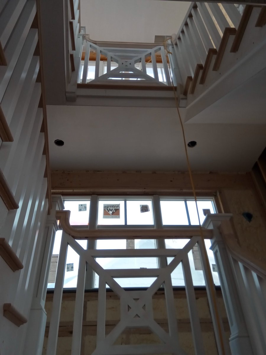 KAatMABC's tweet photo. Finished railings and now working on v-groove walls. https://t.co/qwkaiICTVI