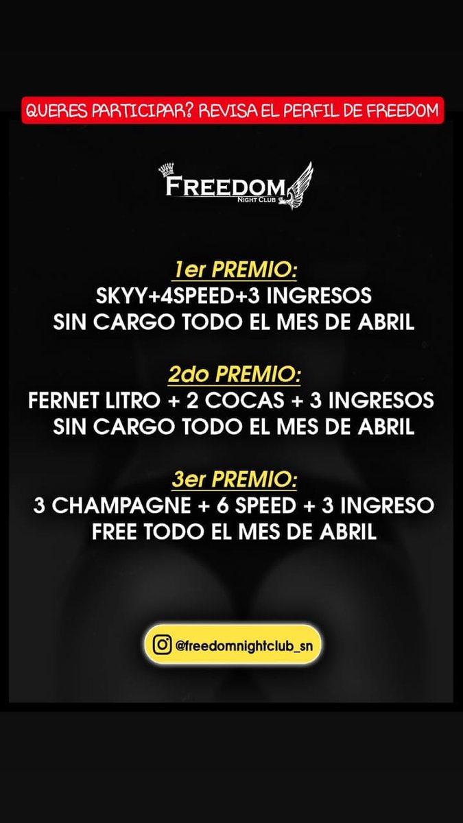 FreedomNightCl1's tweet photo. SOLAMENTE EN INSTAGRAM !!!! https://t.co/8210i2hpWs