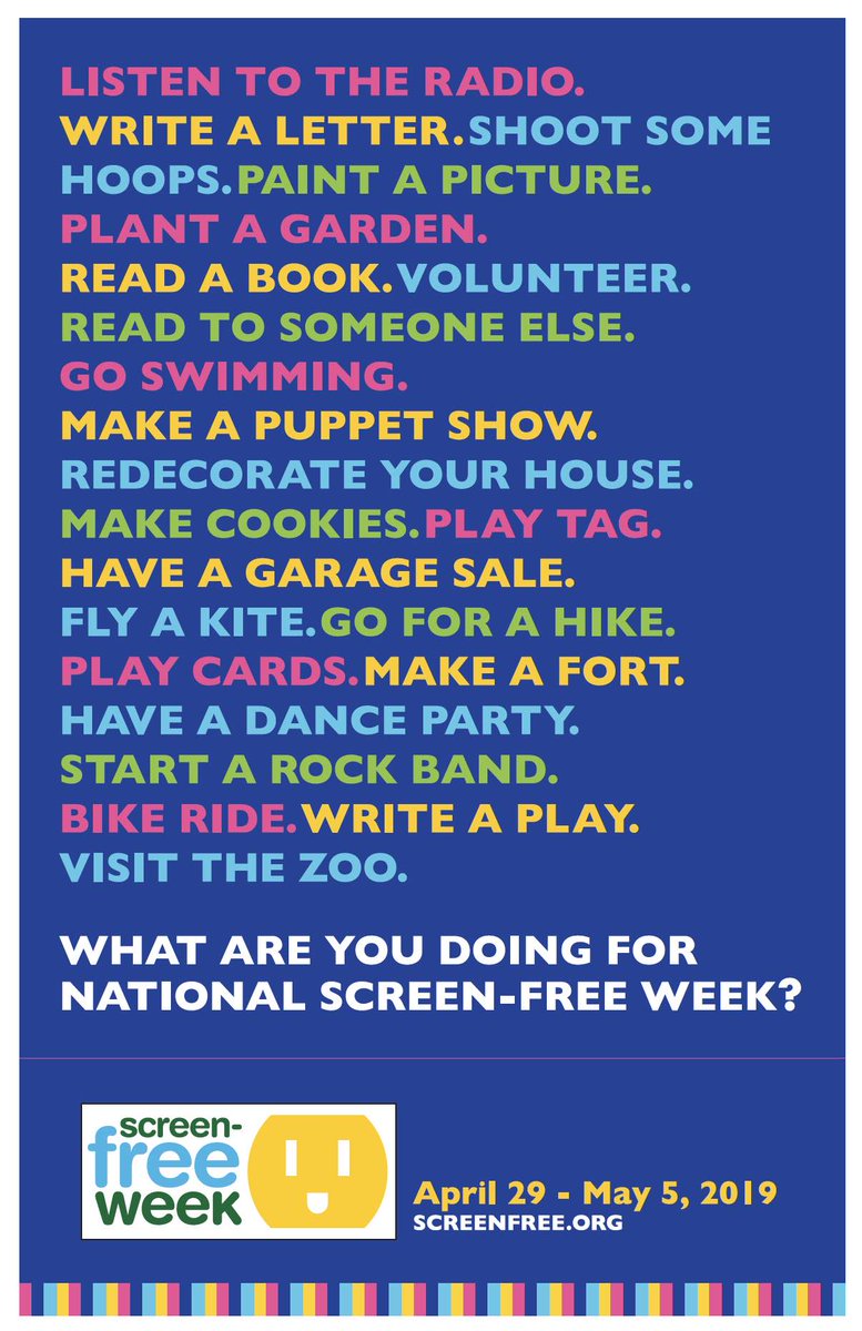 ChildsMinNAD's tweet photo. Only 9 days away!! Are you guys ready?! #ScreenFreeWeek #Parenting #KidMin #ChildMin #ChildrensMinistries #FunInTheSun https://t.co/qvmEmaJepD