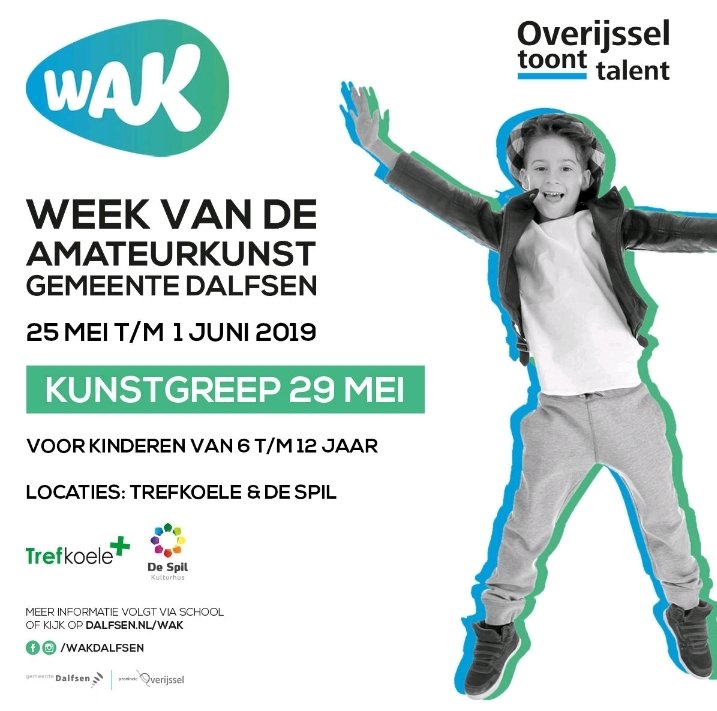 Gezocht: docent theater, muziek, beeldend, fotografie, dans uit <a href="/gemeentedalfsen/">Dalfsen</a> <a href="/Nwleusen/">Nieuwleusen</a> om zich te presenteren op #kunstgreep meer info kunstgreep.wak@gmail.com