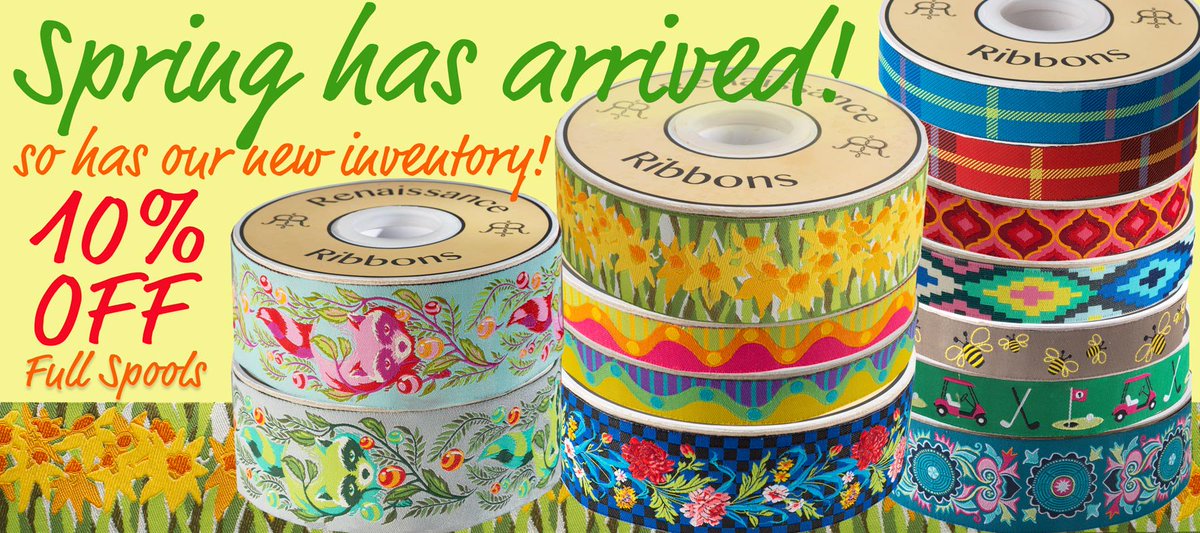 BestRibbons's tweet photo. Enjoy a 10% discount on our Back in Stock Popular ribbon Spools 🎀 - https://t.co/htPBFvU0dQ https://t.co/FGDzweGqzd