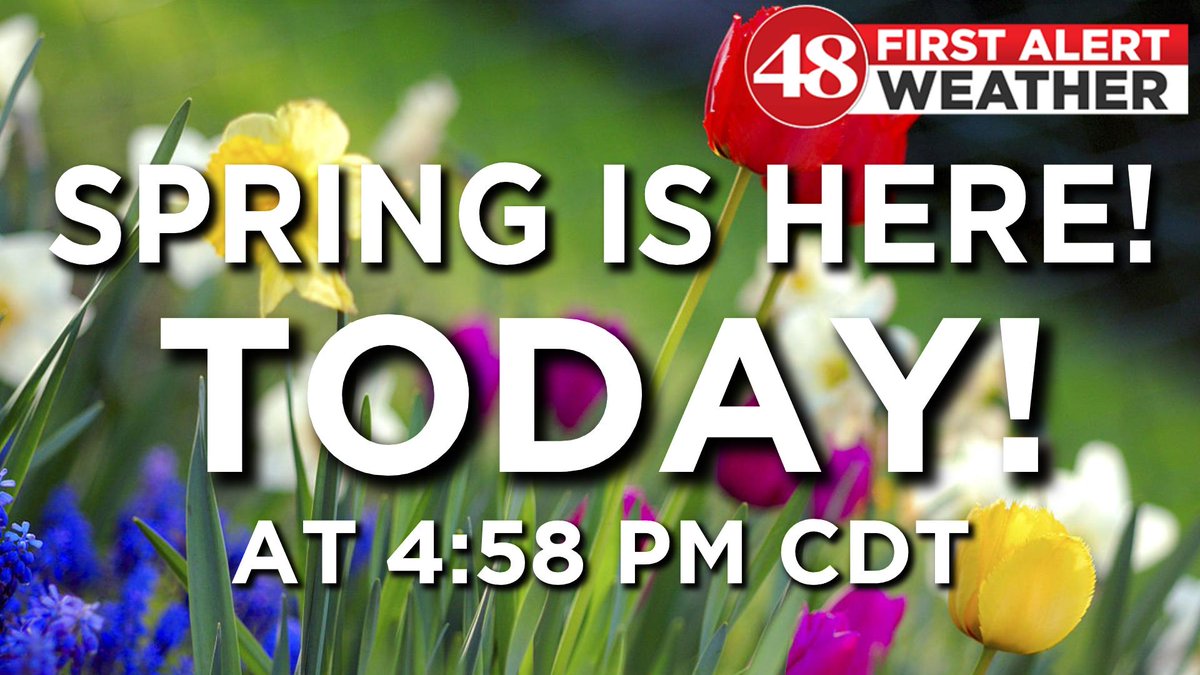 WEATHERmanBURKE's tweet photo. Happy Spring y'all! I hope everyone is enjoying their final hours of winter on this gorgeous March afternoon. @waff48 https://t.co/GP3poT5Pmp