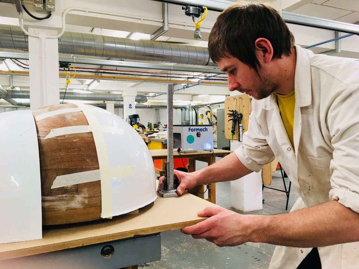 MAF3069's tweet photo. Final models are starting to take shape in the workshops #productdesign #designstudent #modelmaking #cncrouter #prototype #prototyping #foammodels #teessideuniversity #teessideuni #tu_ssed @TeesUninews @TU_SSED @TomEmpson @TeessideUni https://t.co/tlCTD7Y9wp