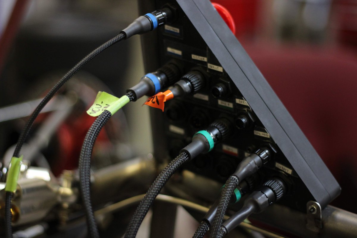 mitracing's tweet photo. Thank you to @Heilind Electronics and @MolexConnectors for supporting the wiring harness build for Model Year 2019!  There is over 70 feet of cabling on the car.  We are so grateful for our sponsors’ help with achieving this feat! https://t.co/1dl4G6indS