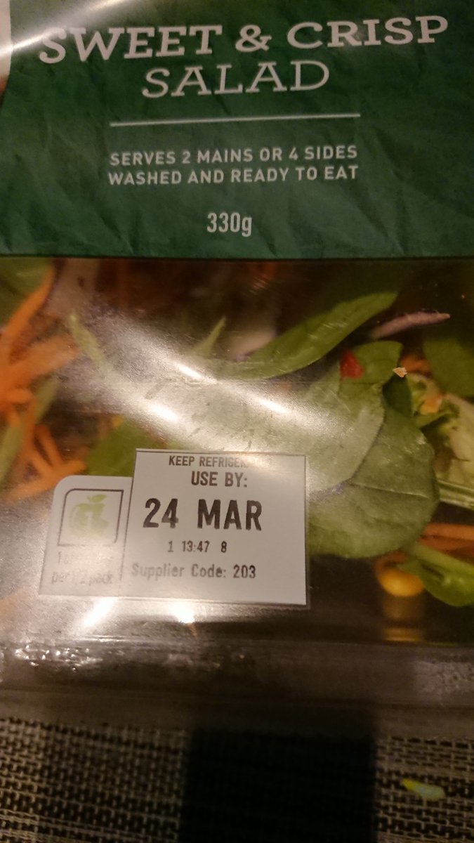 _Ruppa's tweet photo. @asda purchased this salad today and my husband ate the plastic that was mixed in with the salad. Not good https://t.co/TSHDTNDi1A