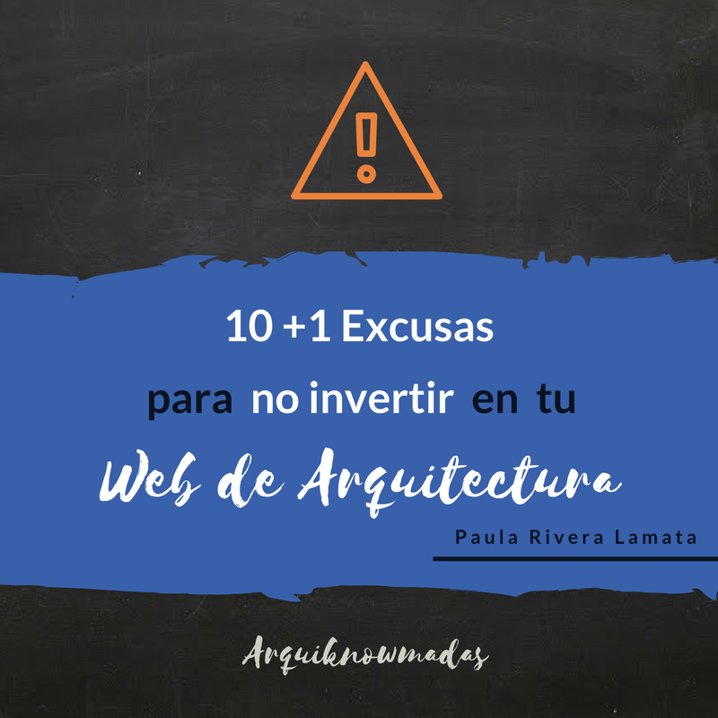 AulaDOMUS's tweet photo. Descubre las 10 +1 Excusas para no invertir en tu web de Arquitectura. Sigue el enlace ➡️ https://t.co/mXctiOdXxv #Arquiknowmadas #MarketingParaArquitectos #knowmads #BlogArquiknowmadas #Arquitectos3Cero #MétodoArquiknowmada #NegociosDeArquitectura https://t.co/WrEMJIdB7p