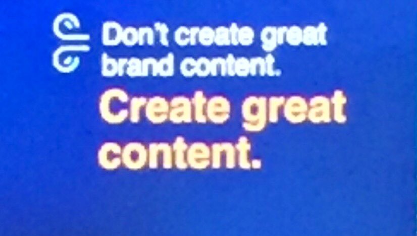 Forbes_Studio's tweet photo. Advice from @DellTech's EIC Anna-Lee Muck: Quality content is key because you're competing not just with other brands but with all writers and content creators. #mastersofcontent https://t.co/N3IEazBmwX