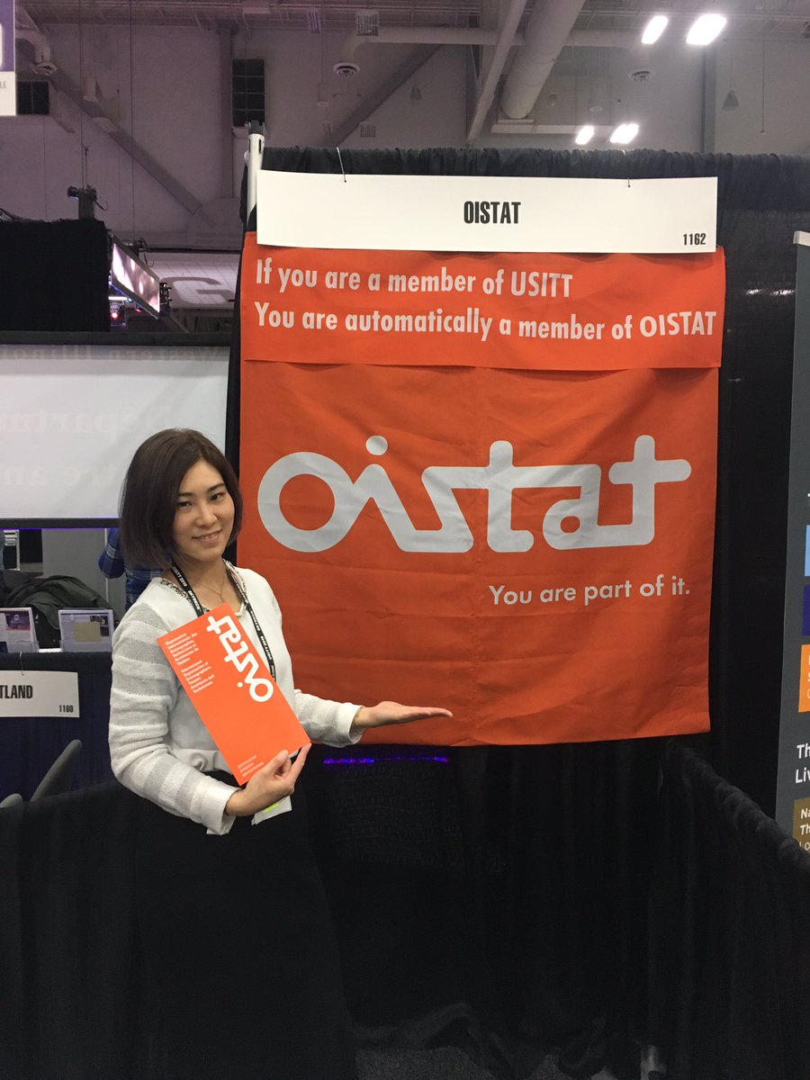 OISTAT's tweet image. If you are at the #USITT19 in Louisville, make sure to stop by at the OISTAT table at booth #1162 to say hi!