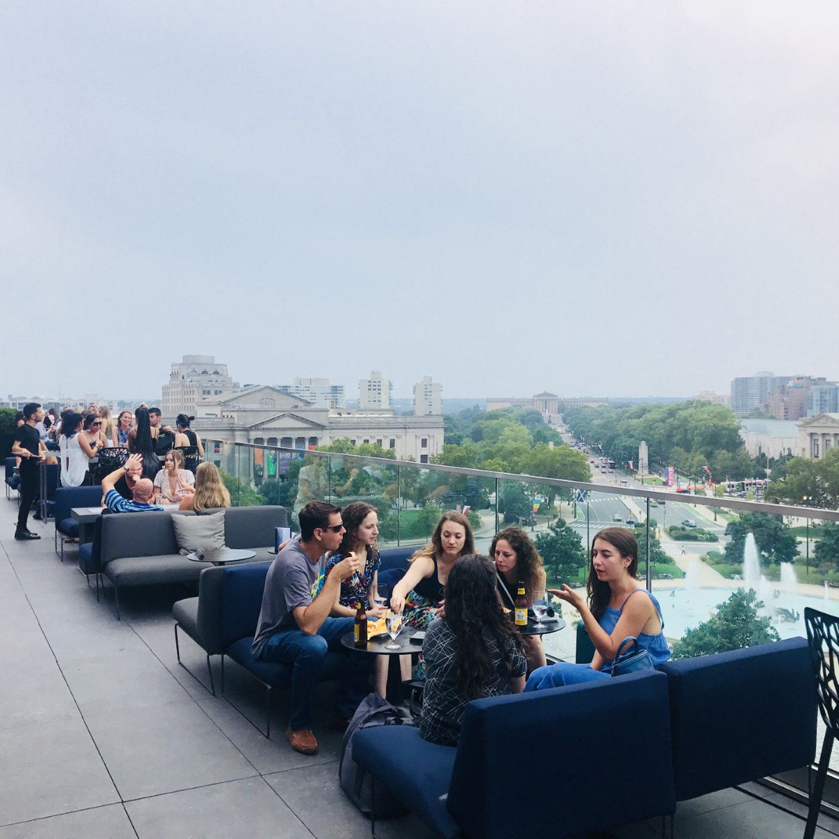 AssemblyPHL's tweet photo. Spring has Sprung! It's the first day of spring which means the best season for Assembly is finally upon us π₯π·πΏπ¦
.
Here's a throwback to sunny days and west deck loungingβοΈ
.
#firstdayofspring #springhassprung #flowers #assembly #assemblyrooftoplounge #cocktails #deckdays https://t.co/5WNLgG0bml