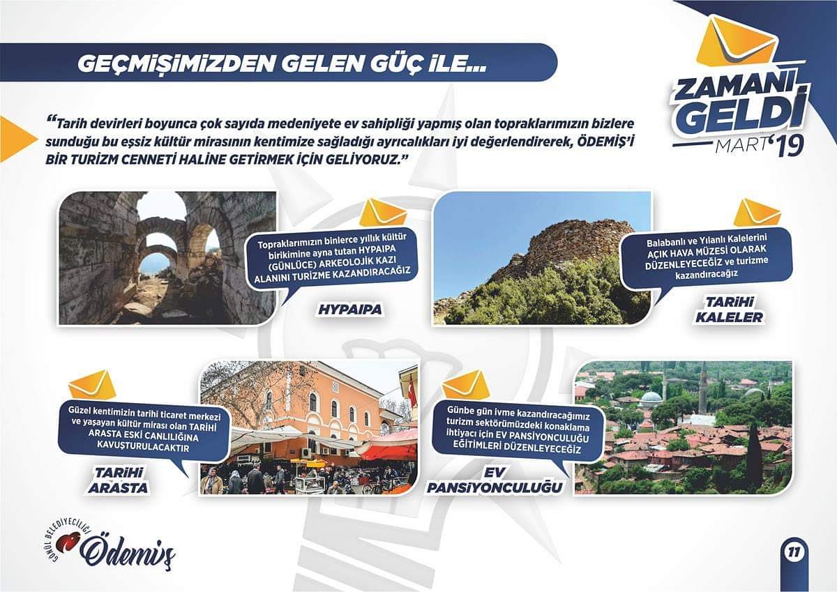 BezmezMunir's tweet photo. GEÇMİŞİMİZDEN GELEN GÜÇ İLE...

"Topraklarımızın bizlere sunduğu eşsiz kültür mirasının kentimize sağladığı ayrıcalıkları iyi değerlendirerek, ÖDEMİŞ'İ BİR TURİZM CENNETİ HALİNE GETİRMEK İÇİN GELİYORUZ."

#ZamanıGeldi #Ödemiş https://t.co/wXliBYMfvt