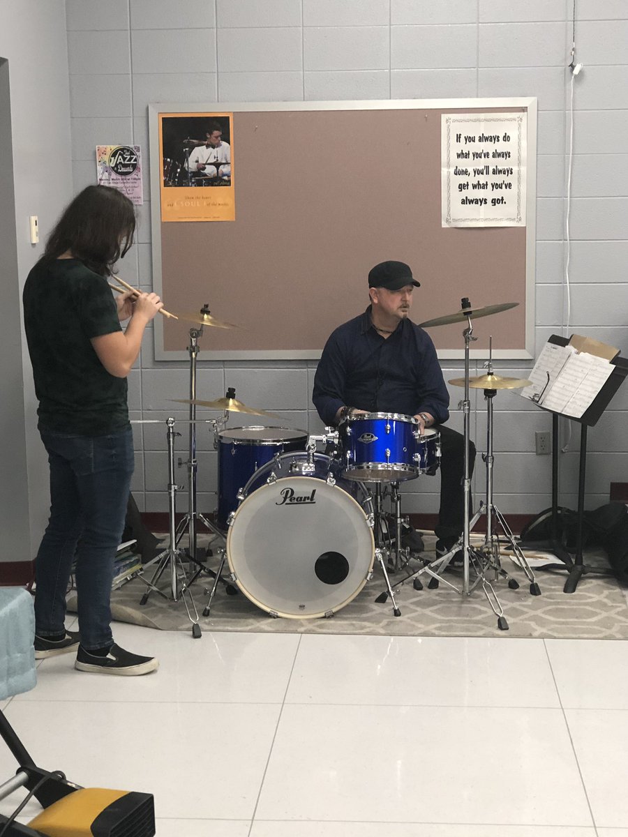 mchsjazz's tweet photo. Thanks to NKU Jazz Professor Brian Hogg for working with the band today! https://t.co/3eCb5akvf2