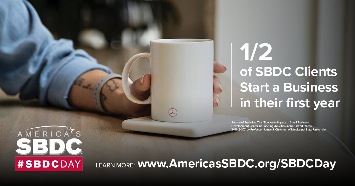 nysbdc's tweet photo. We are proud to share that half of the #entreprenuers who work with their local #SBDC, start a business in their first year. Check out https://t.co/syoriTv3ya to learn more about no-cost business consulting and low-cost training for new and existing businesses. Happy #SBDCDay! https://t.co/D2VIVOmYi7