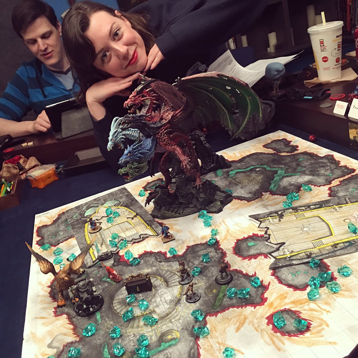 kjcillustration's tweet photo. Hey! Remember that time we were going to be devoured by Tiamat. Well join us tonight for the #Ironkeep cast chat and we can talk all about it! @savingthrowshow is letting us out of the dungeon for a cozy #dnd get together! Come join the fun at 8 pm PT at https://t.co/PjmhcM4t6O https://t.co/hcNLxTJ7Iq