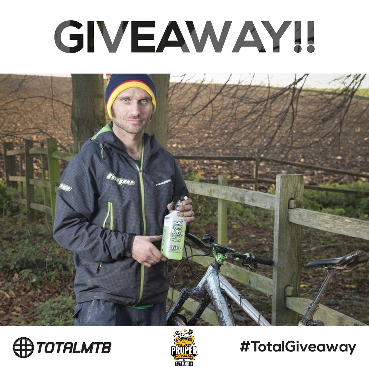 TotalMTB_'s tweet photo. Talking about @propercleaner, we’ve got TWO cleaning bundles to giveaway from them!
Click the link to enter on Instagram!
https://t.co/bTBaE0a9mS
#ProperCleaner #GuyMartin @guymartinracing
#TotalGiveaway #TotalMTB
#MTBTalk #UKCycleChat #UKMTBChat https://t.co/3zBB5ttLQ9