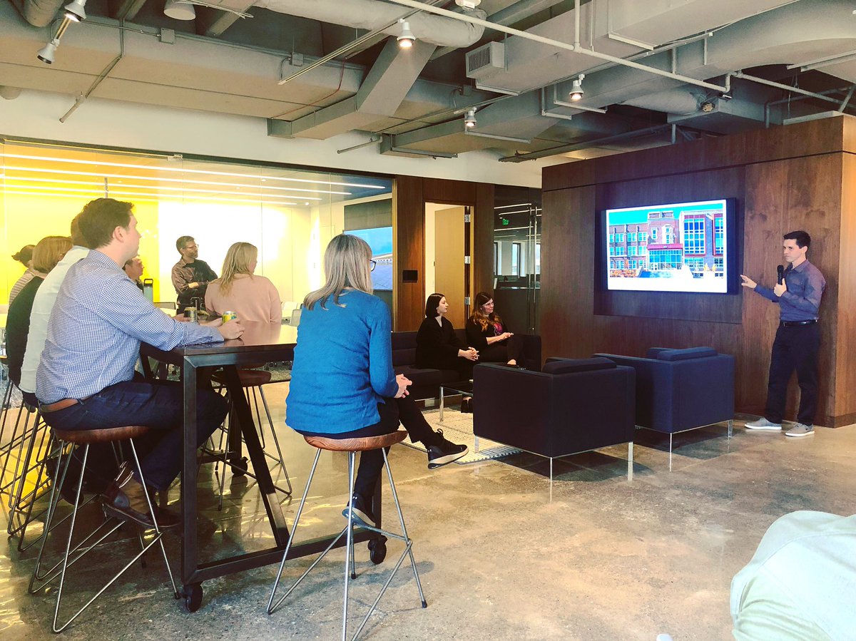 MillerDunwiddie's tweet photo. Happy Spring Equinox! Fittingly, we had a big announcement in the office today. We’re excited to be officially joining the @AIANational 2030 Commitment to benefit our practice, our clients, and our planet! 🌎 https://t.co/MY74zsMkyy @aiamn #architecture #sustainability #design https://t.co/79xjaYesW0