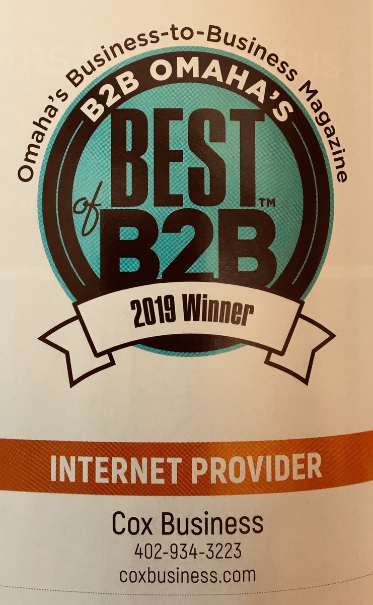 Jam3Minton's tweet photo. Our business internet speeds are consistent just like our B2B ranking #coxbusiness https://t.co/PymaYWNJ34