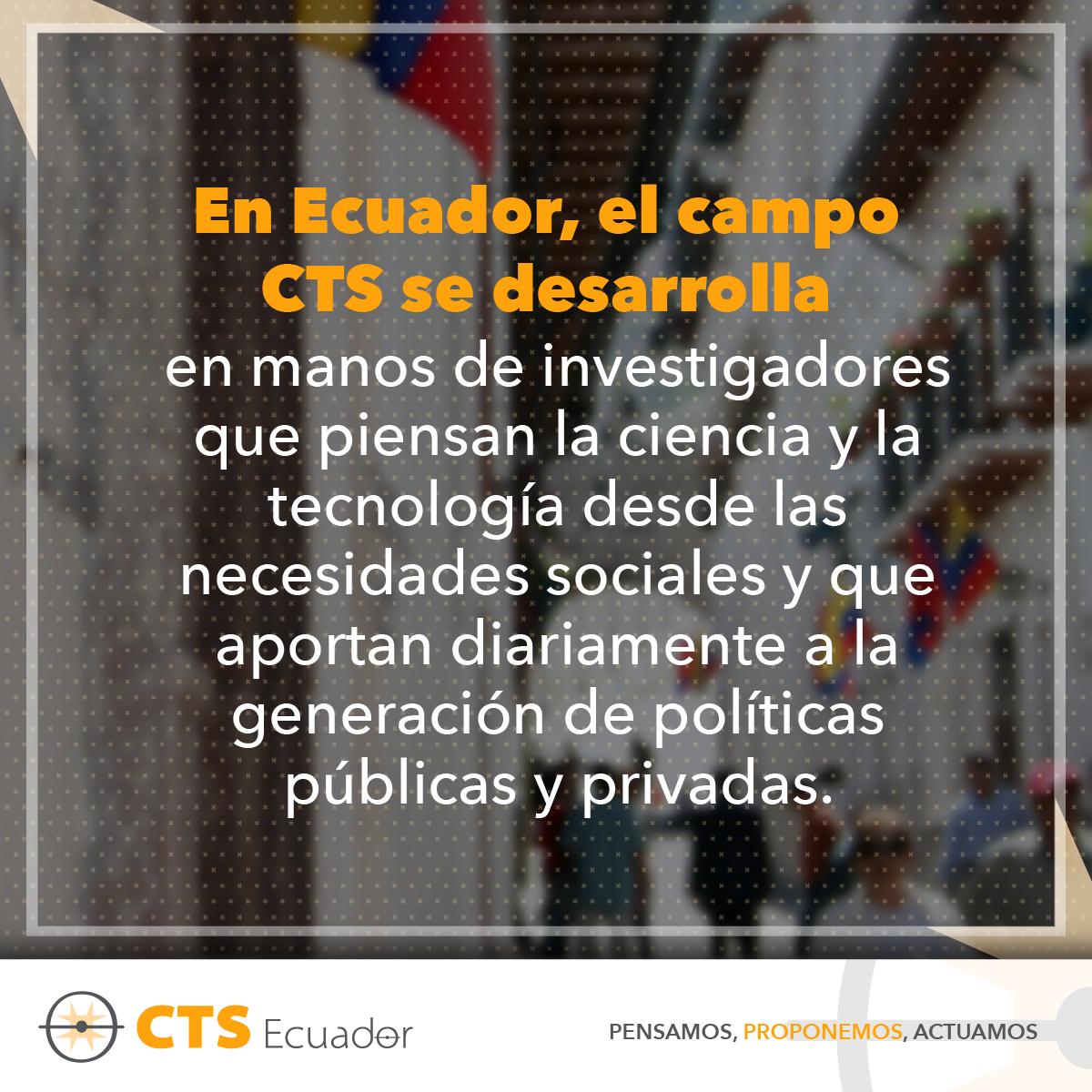 ¿Cómo aportan los estudios en el campo CTS? #encuentroctsecuador #Ecuador #Sociedad #Tecnologia