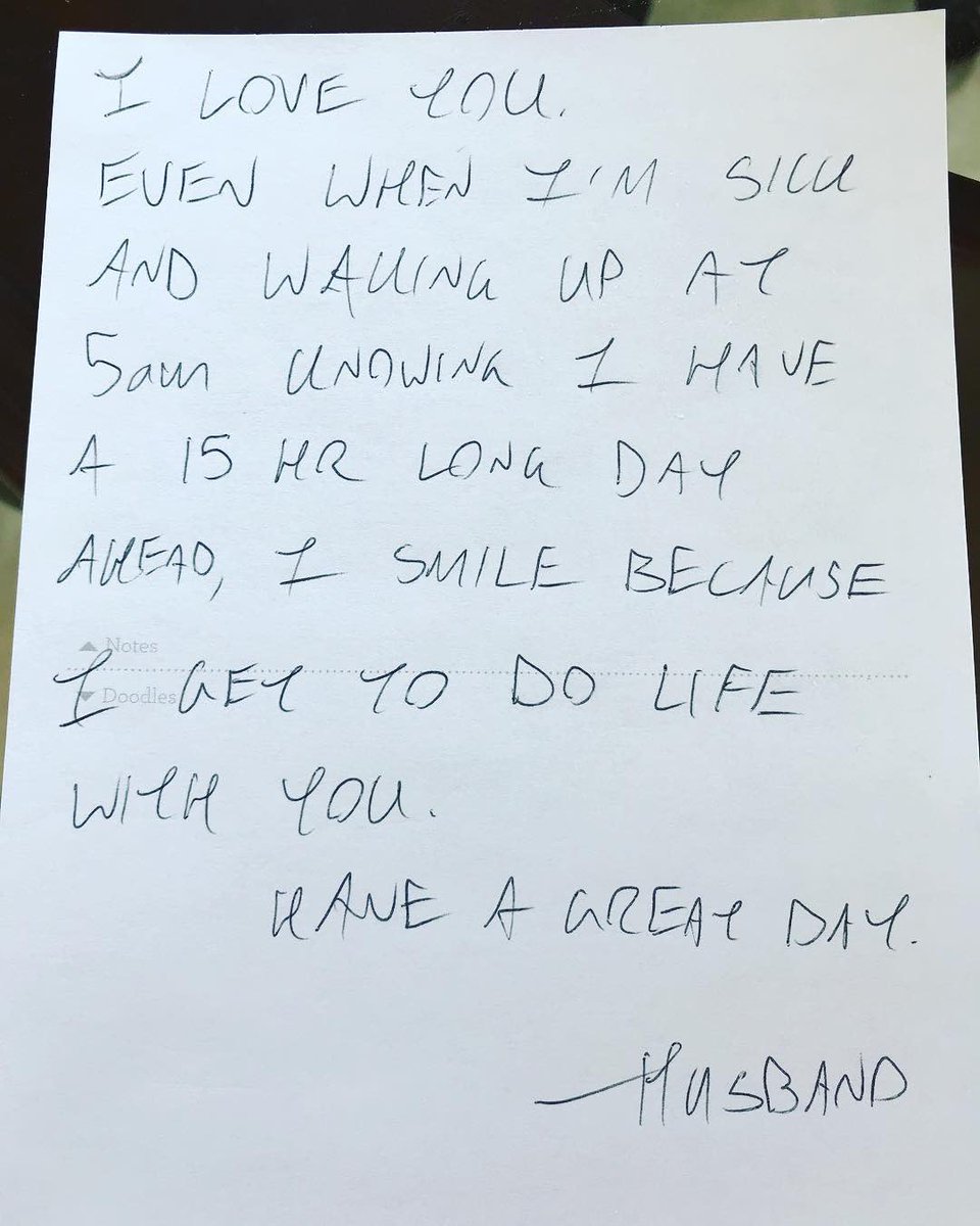 SideBySideCMDA's tweet photo. Words of Affirmation: This Side By Side wifey is feeling the LOVE from her Dr.Husband.  P.S. Nice handwriting Dude
⁦@CMDAStudentLife⁩ #physicianburnout #sidebysidecmda https://t.co/JDcPRDH8Cr