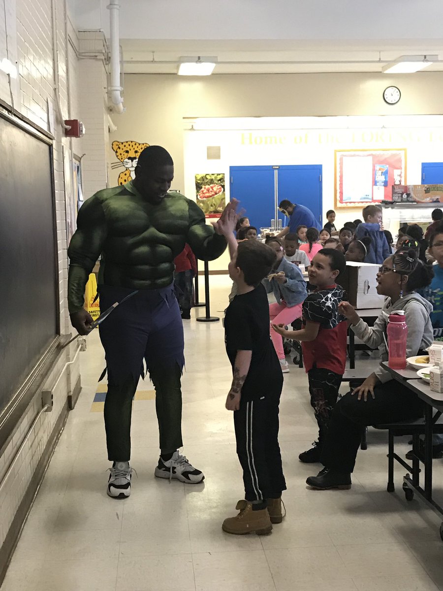 MpsLoring's tweet photo. Loring staff promoting the love of reading! https://t.co/oL8mqJdCeo