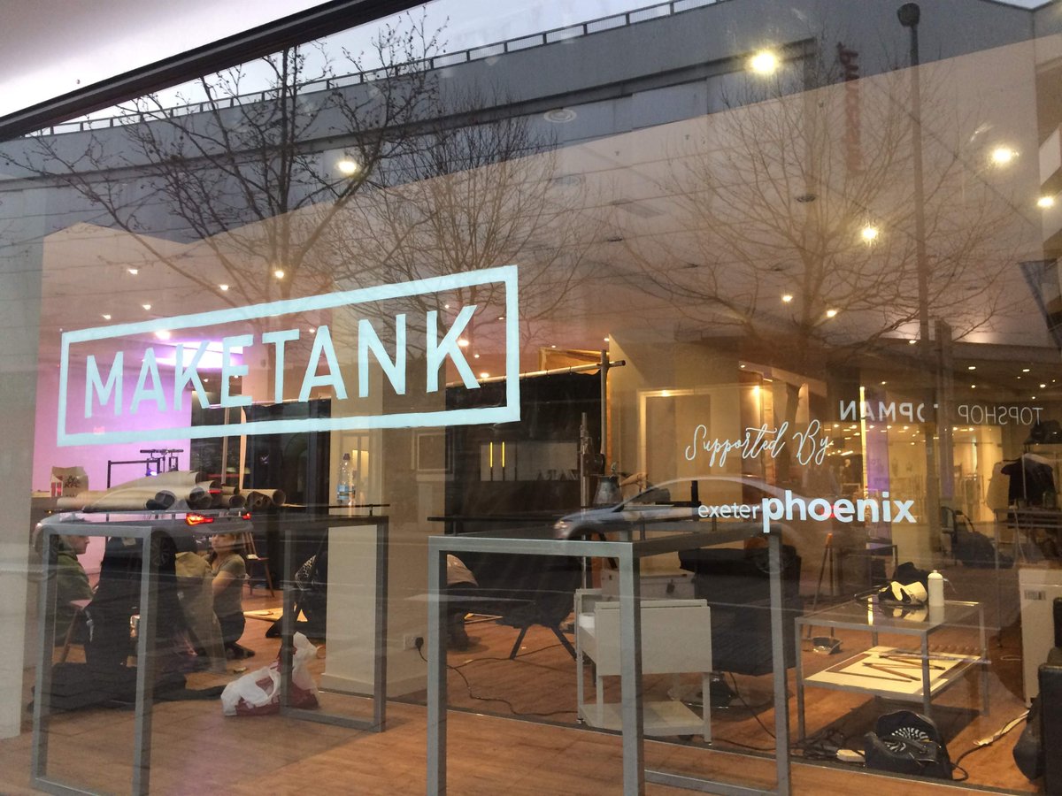 MaketankExeter's tweet photo. Filled to the brim, Maketank is so excited to host a great production of @eutco's committed team of theatre makers this weekend. Come and see Simon Stephens' 'Port': Th, Fr, Sat at 7:30pm. Tix are £7.00 at the door. https://t.co/tF0DBUbM4r