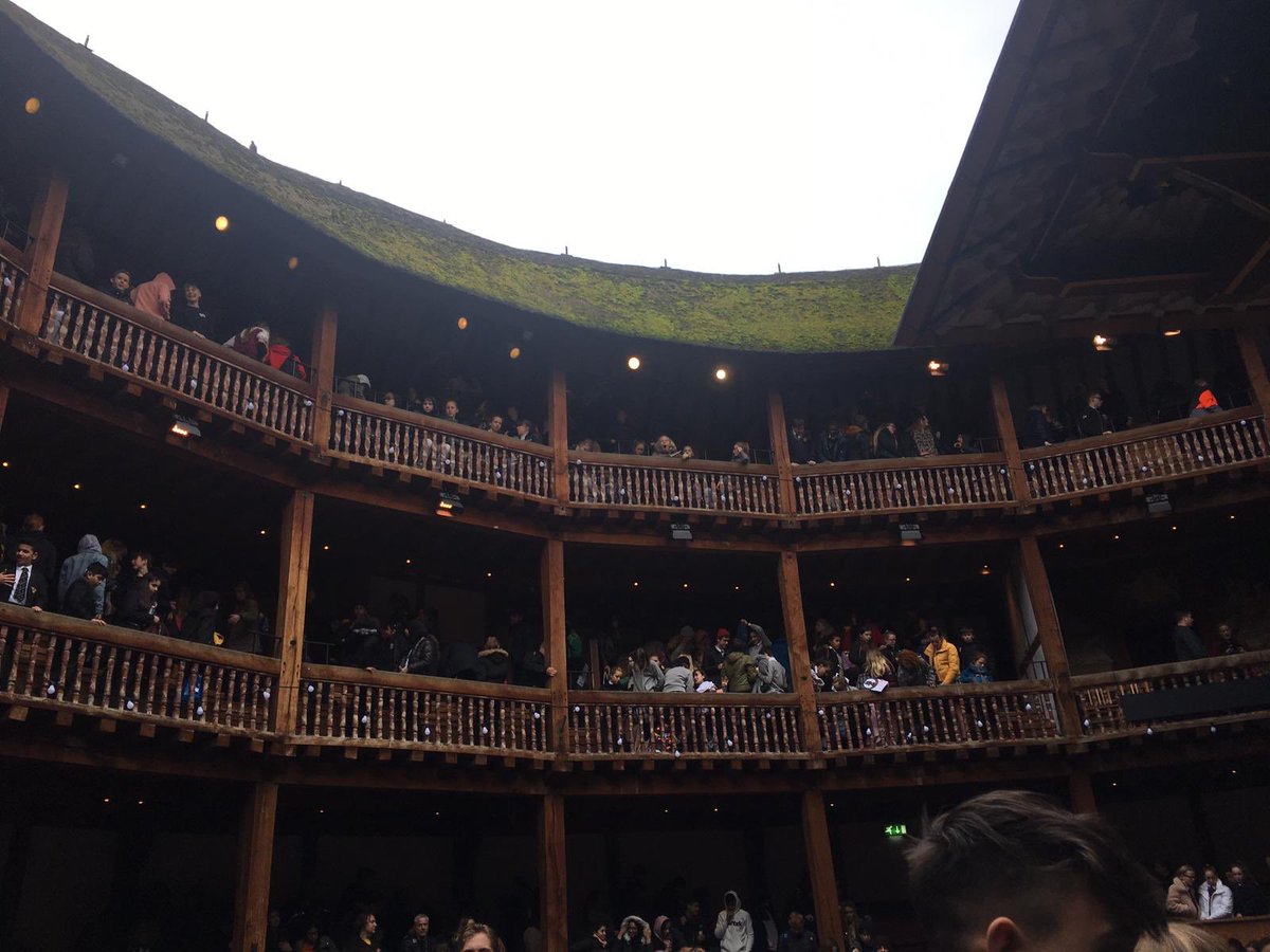 KingsmeadENG_'s tweet photo. This was the view of the stage at the Globe Theatre when we took our students there to watch Romeo and Juliet this afternoon. The photos aren’t great but the production was. fantastic! Mercutio was awesome, the kids loved the hip hop dancing and Tybalt was played by a woman! https://t.co/YgmfTa3OqF