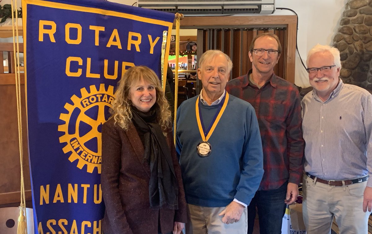 RotaryNantucket's tweet photo. Thank you Dave Gagnon for talking to the Club about the new STEM park on Old South Rd being built in partnership with the Land Bank and CPC. 
#ServiceAboveSelf
@MMA_Nantucket https://t.co/YkXJXbxryQ