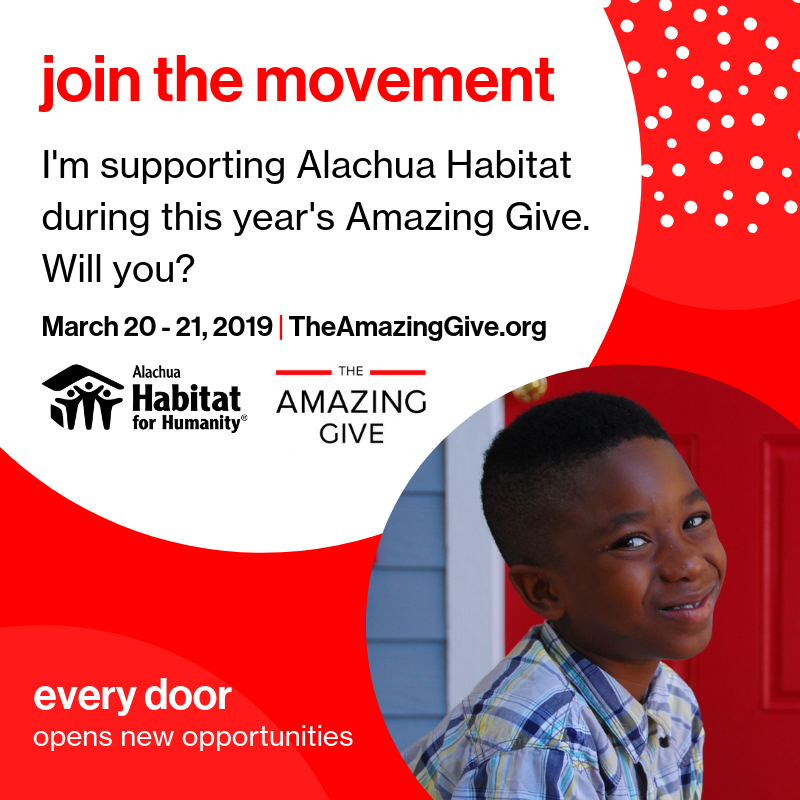 Through #TheAmazingGive, you can help provide doors & windows for 2 houses! Every door = more opportunities to build strength, stability & self-reliance for local families. bit.ly/2u4bKKl #DoSomethingAmazing #BuildMoreTogether