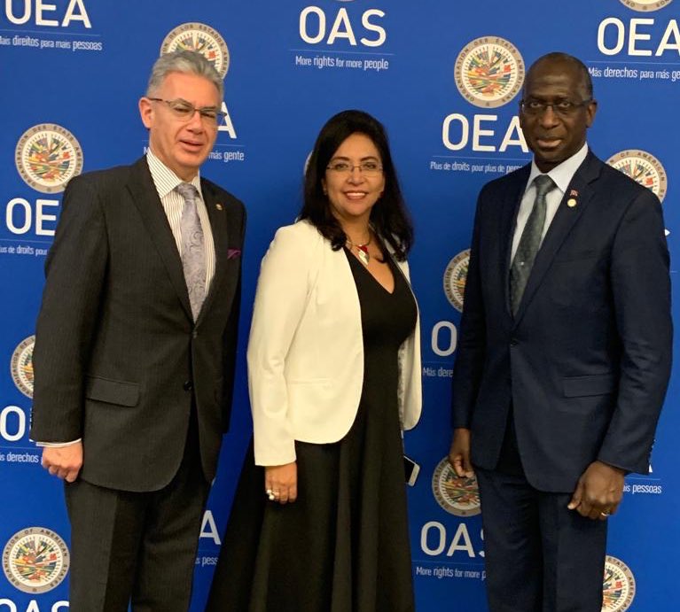 RuthPalaciosEc's tweet photo. Luchar contra la delincuencia organizada transnacional exige una coordinación entre Estados para fortalecer la confianza. Agradezco a  @OEA_DDOT por abrir estos espacios de debate en busca de convenios y herramientas de cooperación judicial. https://t.co/zOykAQScBu
