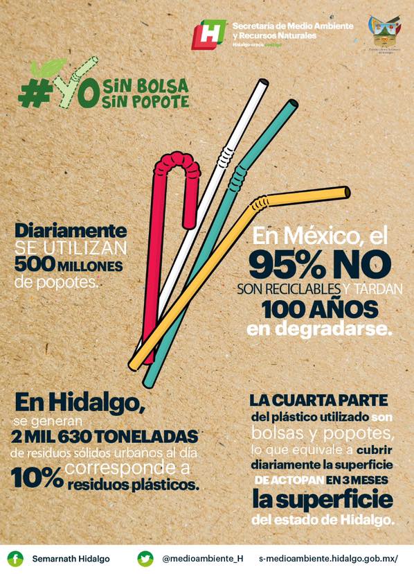GobiernoArenal's tweet photo. ♻️ #EcologíaYMedioAmbiente 🌱🍃
#TeInvitan I🔻Cuando pidas tus bebidas #YoSinPopote te estas sumando a esta campaña por el medio ambiente. @gobiernohidalgo Y la @medioambiente_H te invitan a ser parte de la comunidad #YoSinBolsa.
#CuidamosNuestroMedioAmbiente
#ContigoSiempre https://t.co/pIzBrGjeld