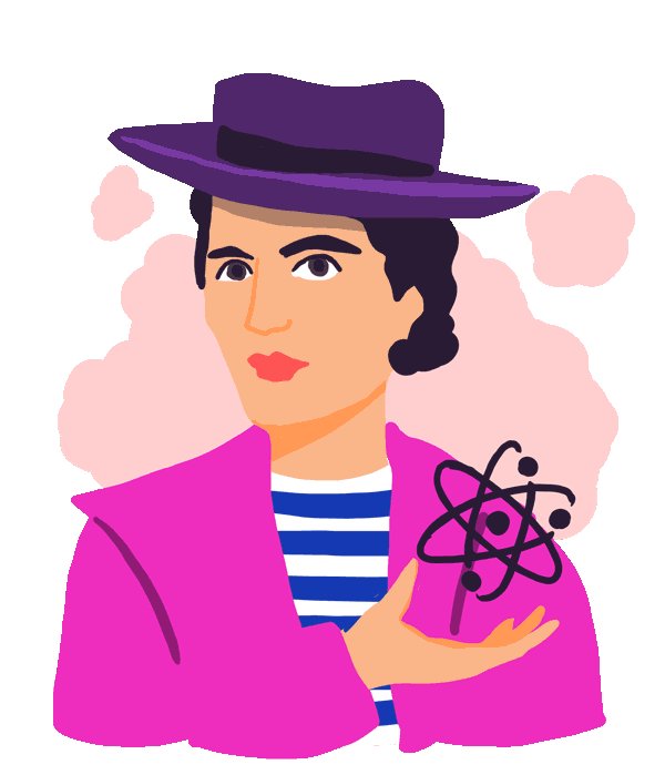 Lise Meitner was an Austrian physicist who was part of the team that discovered nuclear fission. She refused to work on the Manhattan Project, declaring “I will have nothing to do with a bomb!” #WomensHistoryMonth
Art: <a href="/dmitterhofer/">Denyse Mitterhofer</a>
Learn more: <a href="/AtomicHeritage/">AtomicHeritage</a>