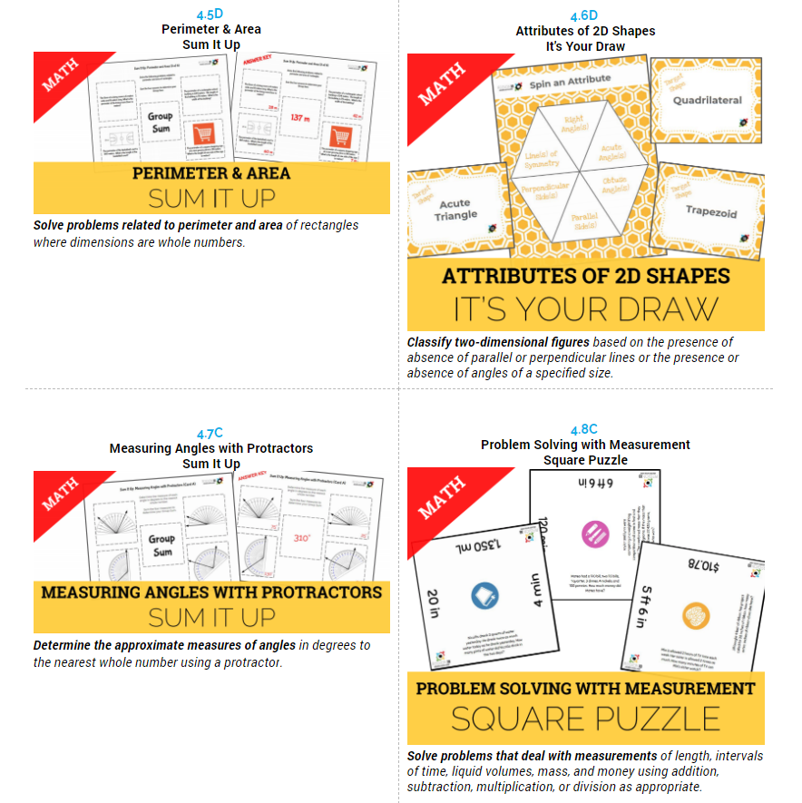 DrMRinehart's tweet photo. They're finally live!! 😍 🎉  Grade 4 Math teachers: Check out these 13 engaging activities for STAAR or end of year review! 👇 All free!!

Thanks to @KLHaynes18 &amp; the @Region18ESC Math Team!! 🙌 

https://t.co/MLy6N5Tylh

#T3Learns #MTBoS #ITeachMath https://t.co/AJC6bWDza2