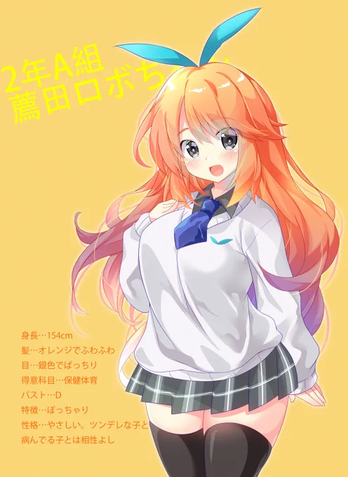 JK診断のやつようやっとできた～!2年A組 薦田ロボちゃんだ誰か描いてくれ!!!診断した時の画像保存しわすれたので元ツイこれ 
