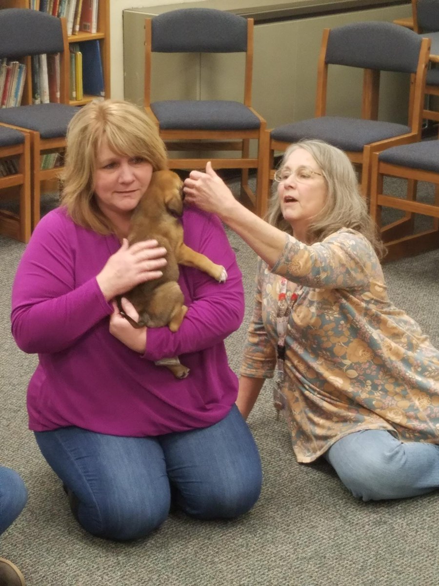 MrsDelVittoJW's tweet photo. A huge shout out to Pet Search for providing pet therapy for JW's March stress free faculty and staff workshop! We loved it and truly thankful! #petsearchpa 🐈🐱🐺🐩🐶🐕 https://t.co/EFp4JeMuMn
