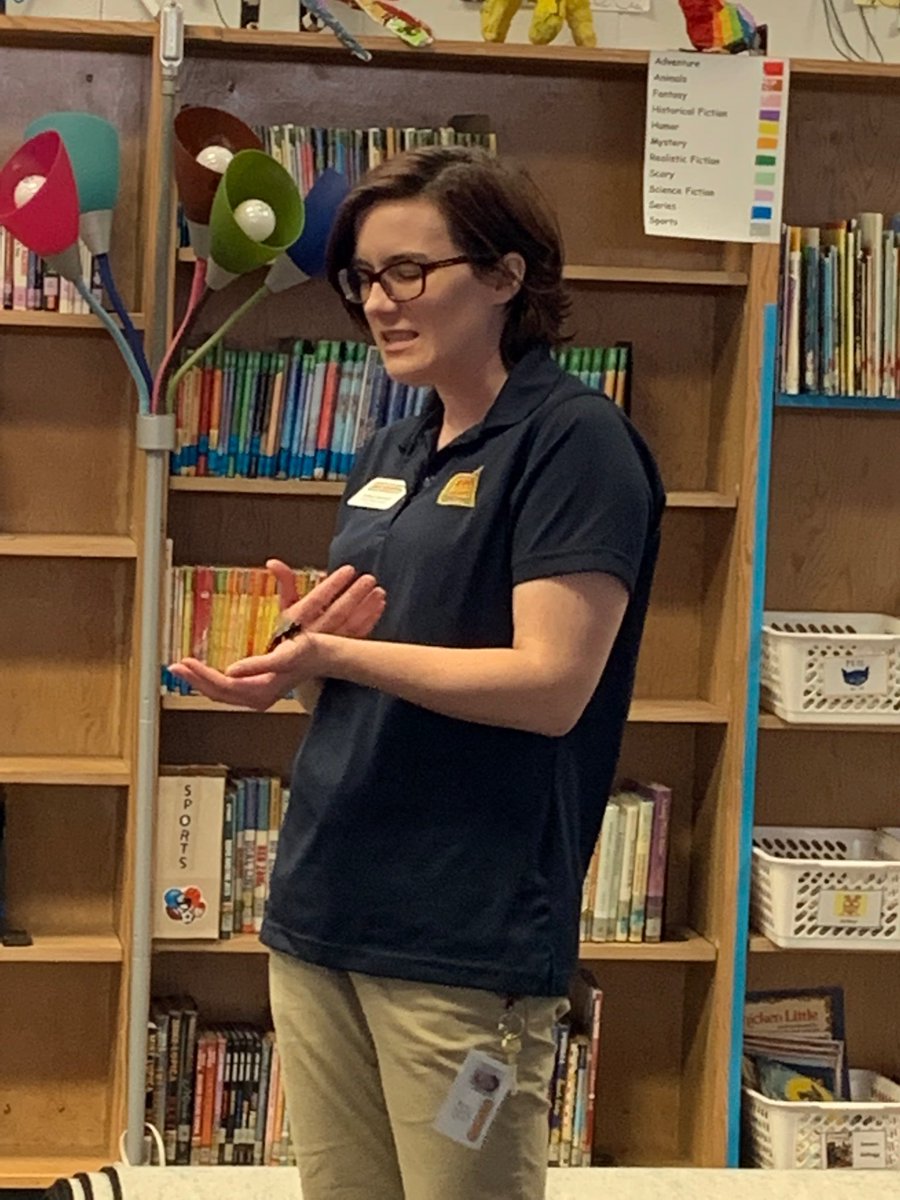 lovinglibrarian's tweet photo. Zoo animals visit Clay today! https://t.co/iS7KxSxKS4