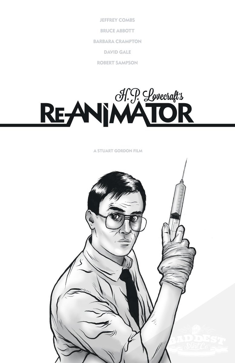 JustEm_78's tweet photo. #WickedWestWednesday #ReAnimator #HerbertWest
Simple but very resembling #horror #art by Jeff Mitchell (@BaddestShirt) ๐ #MyTag https://t.co/wDBPpUgcnN