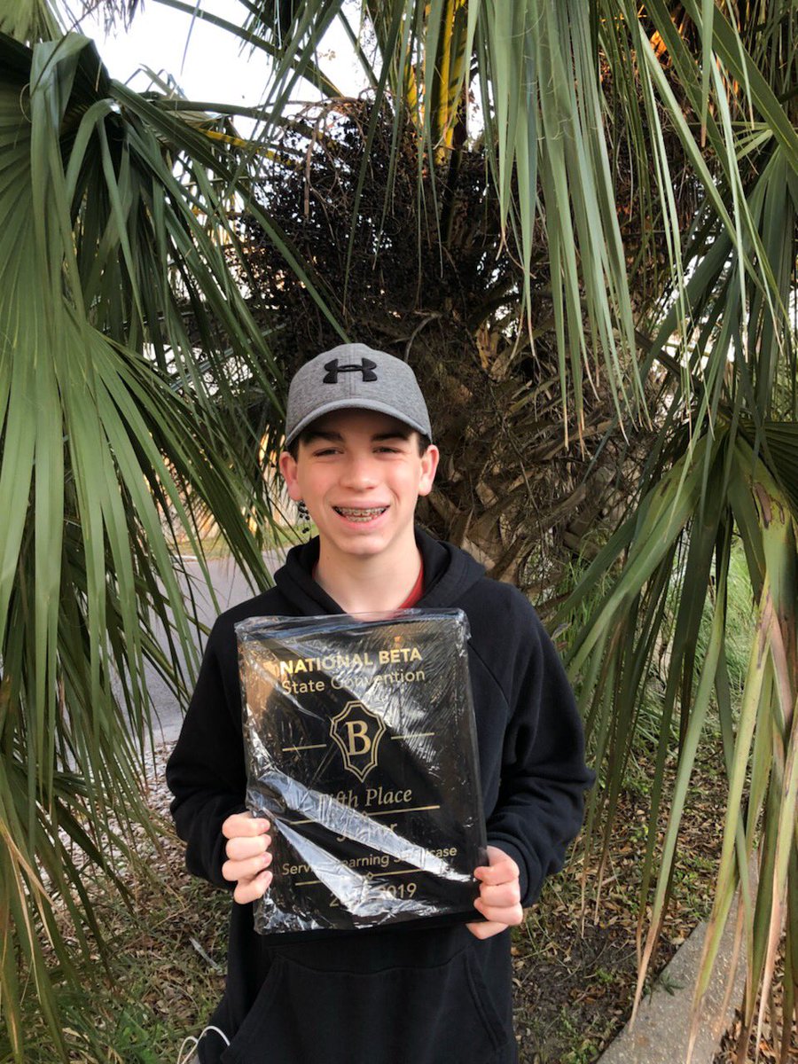 GuntownMiddle's tweet photo. Congrats to Eli Blair on his 5th place finish in the Service Learning Project Competition at State Beta Convention! #GMSbeta #GMSfamily https://t.co/9LjZWc6RLJ