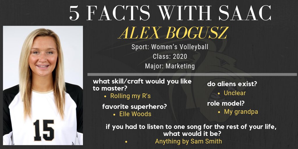 LULionsSAAC's tweet photo. It’s SAAC Meeting Day and what a better time to get back on track with highlighting our awesome reps?? Get to know our @LindenwoodWVB reps Ally and Alex, both who are veteran reps! #SAACRepLife #OneRoar https://t.co/yjSZ57eZ5t