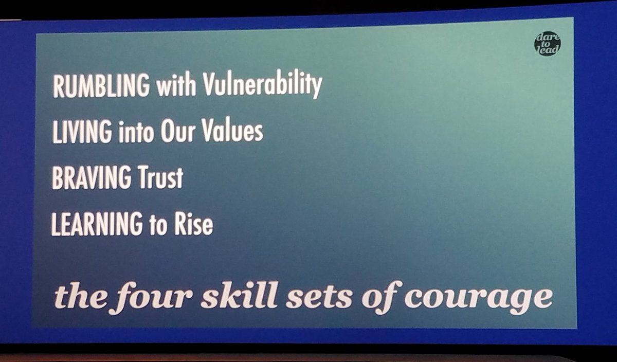 camille_ulrich's tweet photo. "Don't take for granted what you do well. Break it down and teach it to others." -Brene Brown #WorkHuman #teachcourage #courageousleaders @BreneBrown https://t.co/xG3wpKD4eN