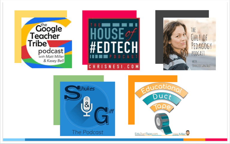 TeachingForward's tweet photo. Learn on the go with Podcasts https://t.co/jXA4wcuf8H Who do you listen to on your commute? Thx for contributing to my #PLN @cultofpedagogy @ShakeUpLearning @jmattmiller @KimPollishuke @VirtualGiff @JakeMillerTech #LearnAnywhere #EdTech https://t.co/cCg5zt7FuJ