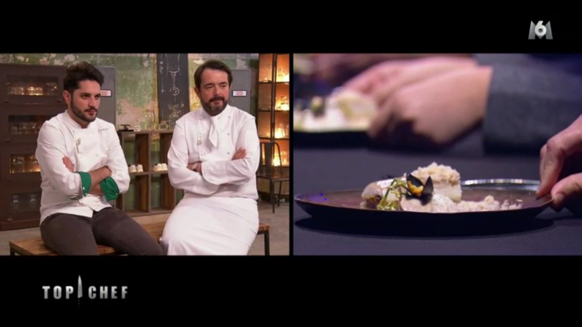 ozecla's tweet photo. Un grand bravo 👏 à Merouan encore pour cette belle épreuve ! #topchef @MerouanTopchef #m6 #teampiege #guidemichelin https://t.co/9gOoiJ9eXI