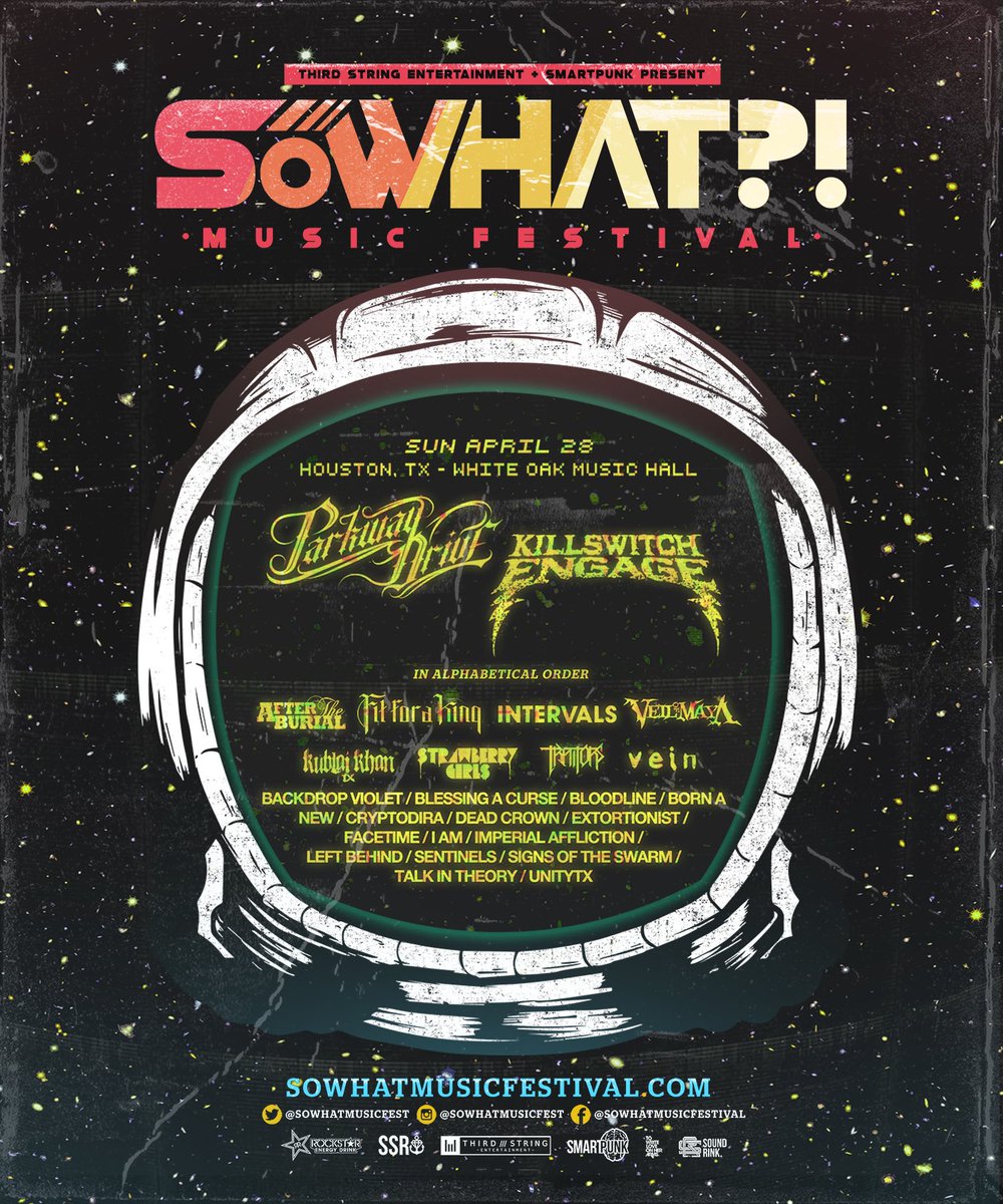 JDDunlapTX's tweet photo. More bands. More fun. No sleep. See you there. https://t.co/Gm4B28fDSZ