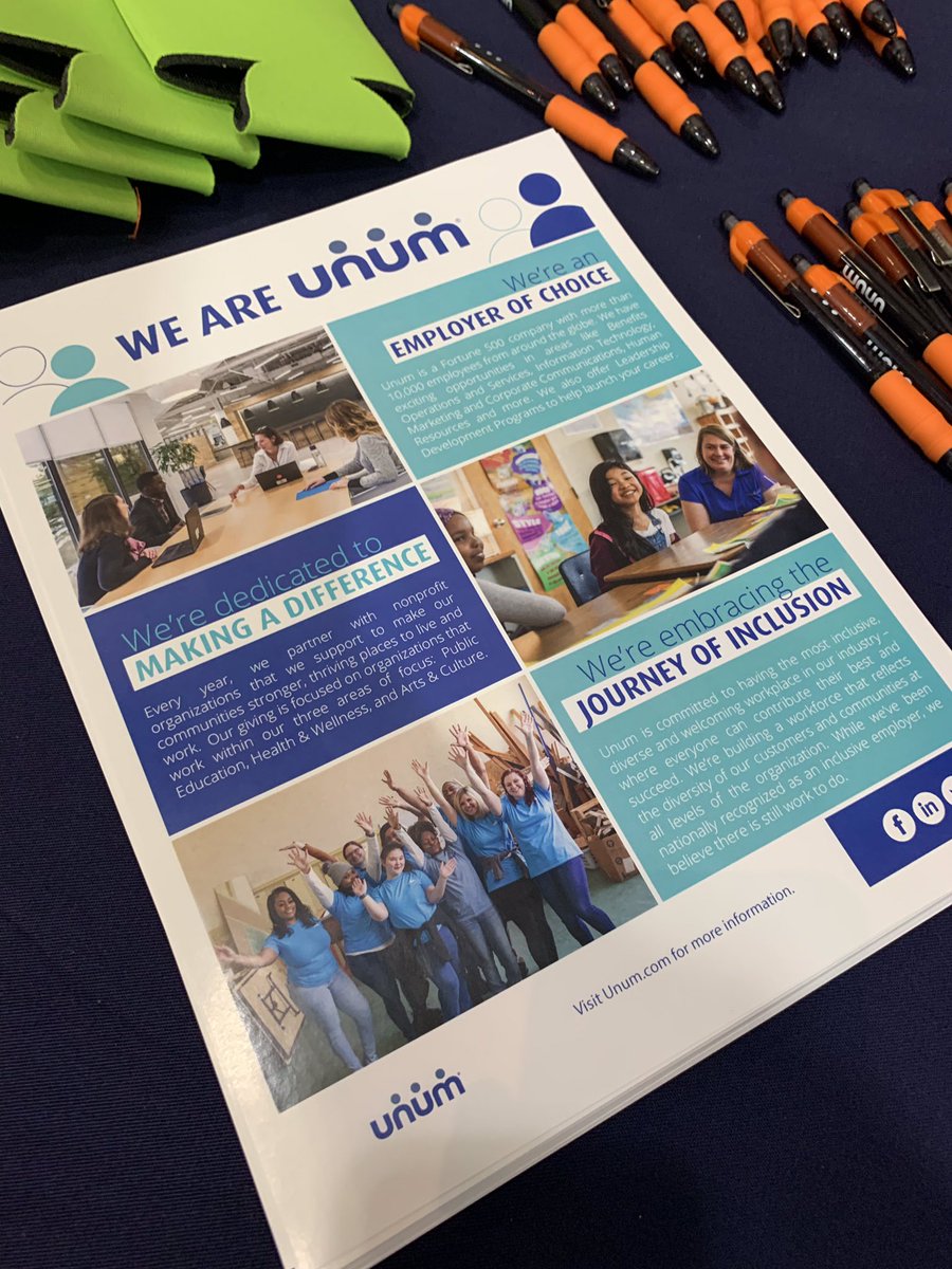 MilesHuffCHA's tweet photo. Had a great time representing @unumnews at #expocha today and discussing the amazing ways Unum is involved in our community! 

Thanks @chachamber for such a great event!  #chattanooga #UnumCares https://t.co/J4im8wZf14