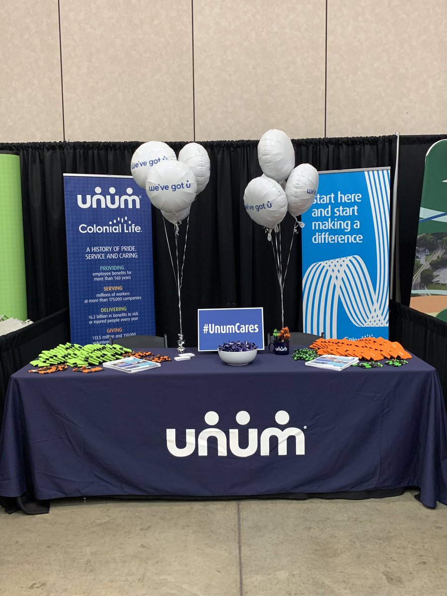 MilesHuffCHA's tweet photo. Had a great time representing @unumnews at #expocha today and discussing the amazing ways Unum is involved in our community! 

Thanks @chachamber for such a great event!  #chattanooga #UnumCares https://t.co/J4im8wZf14