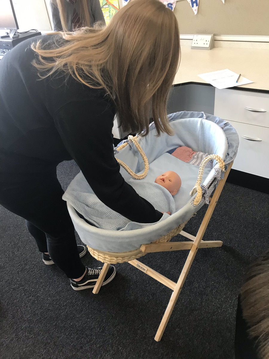 HarrisHomeEc's tweet photo. Lots of active learning in Mrs Reid’s N5 Early Learning &amp; Childcare class. Pupils demonstrated their skills in making up formula milk hygiencially as well as ensuring baby is safely settled into the moses basket.Skills which will help their future careers in ELC. #skillsforwork https://t.co/vtlMdm6Zkh