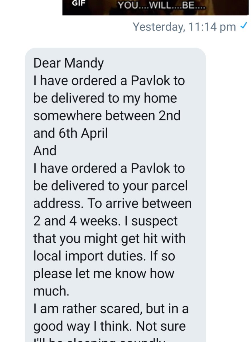 mandy_autodomme's tweet photo. When you wake up to a new toy!!!  🔥🔥🔥

#femdom #chastity #training #pavlock https://t.co/OOw7ENljw4