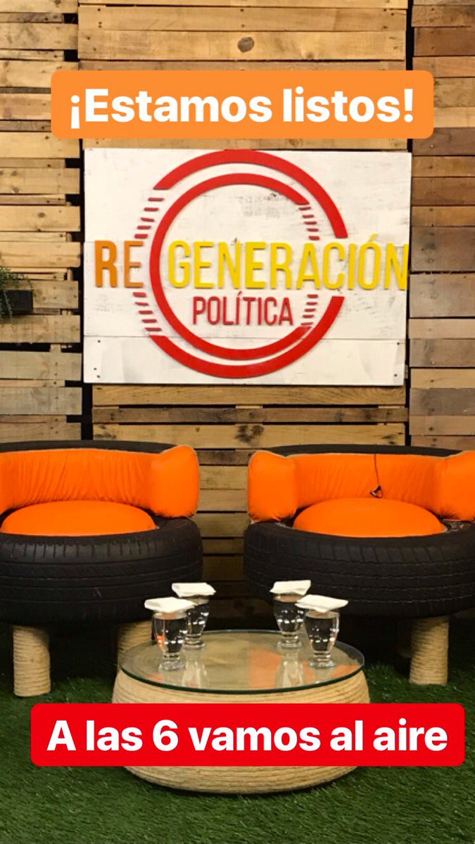 ¡Buenas tardes!

A las 6:00 pm vamos al aire por Carivision canal 22 de Claro y Altice, y 26 de ASTER, vamos al aire por <a href="/RegeneracionRD/">Regeneración Política</a> junto <a href="/DanielSantosD/">Daniel Santos</a> y <a href="/ClaudiaRita/">ClaudiaRita</a>.

¡Contamos con la Sintonía!

Pueden ver episodios anteriores en nuestro canal de <a href="/YouTube/">YouTube</a>.