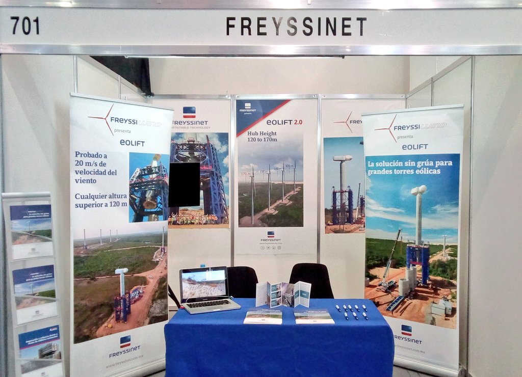 freymex's tweet photo. ¡Ya estamos en WINDPOWER 2019! @mexicowindpower
¡Búscanos en el STAND 701!
#FREYSSINET #FREYSSIWIND #MEXICOWINDPOWER @CentroCitibnmx https://t.co/RZgm1OXGxc